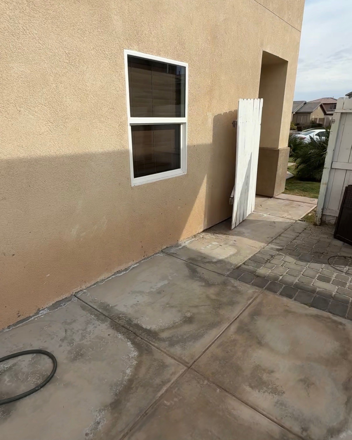 Patio Cleanout after IVOS cleanup